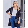 Zeagoo Women’s Fall Jacket 2026 Zip Up Hoodies Long Sleeve Long Tunic Sweatshirts Oversized Fleece Casual Coat with Pocket(A_fleece Fabric_navy Blue)