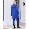 Zeagoo Women’s Fall Jacket 2026 Zip Up Hoodies Long Sleeve Long Tunic Sweatshirts Oversized Fleece Casual Coat with Pocket(A_fleece Fabric_snorkel Blue)