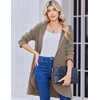Zeagoo Women’s Fall Jacket 2026 Zip Up Hoodies Long Sleeve Long Tunic Sweatshirts Oversized Fleece Casual Coat with Pocket(Coffeegrey)