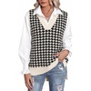 Houndstooth Black and Cream