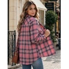 Zeagoo Flannel Shirt Women Plaid Button Down Shackets Long Sleeve Fall Tops | Cotton Brushed Flannel Shirts Lightweight Loose Fit Blouse Business Casual Office Outfits 2026 Fashion Summer Western Clothes(A-gz720)