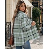 Zeagoo Flannel Shirt Women Plaid Button Down Shackets Long Sleeve Fall Tops | Cotton Brushed Flannel Shirts Lightweight Loose Fit Blouse Business Casual Office Outfits 2026 Fashion Summer Western Clothes(Gw297)