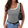 A - Stripe Black White