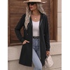 Zeagoo Hoodies for Women Sweatshirt Fall Zip up Jacket 2026 S-3XL(01 Black)