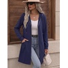 Zeagoo Hoodies for Women Sweatshirt Fall Zip up Jacket 2026 S-3XL(Navy Blue)