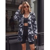 Zeagoo Hoodies for Women Sweatshirt Fall Zip up Jacket 2026 S-3XL(Tie Dye)