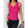 Zeagoo Tank Tops for Women Scoop Neck Ribbed Knit Slim Fitted Sleeveless Tops Basic Shirts Casual Summer Clothes 2026 Rose Pink