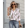 Zeagoo Womens Button Down Shirt Long Sleeve Work Blouse with Pocket | Business Clothing, Dressy Casual Shirts, Floral Blouse, Solid Color Office Wear(A-jh692)
