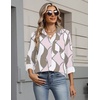 Zeagoo Womens Button Down Shirt Long Sleeve Work Blouse with Pocket | Business Clothing, Dressy Casual Shirts, Floral Blouse, Solid Color Office Wear(A-jh692)