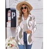 Zeagoo Womens Button Down Shirt Long Sleeve Work Blouse with Pocket | Business Clothing, Dressy Casual Shirts, Floral Blouse, Solid Color Office Wear(A-jh692)