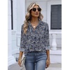 Zeagoo Womens Button Down Shirt Long Sleeve Work Blouse with Pocket | Business Clothing, Dressy Casual Shirts, Floral Blouse, Solid Color Office Wear(A-mz473)