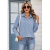Zeagoo Womens Button Down Shirt Long Sleeve Work Blouse with Pocket | Business Clothing, Dressy Casual Shirts, Floral Blouse, Solid Color Office Wear(A-tz273)