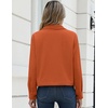 Zeagoo Womens Fashion Cropped Jacket Corduroy Button Down Long Sleeve Shirt | Crop Top, Trendy Outfits, Fall Winter Coats(Caramel)