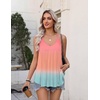 Zeagoo Womens Flowy Tank Tops Spaghetti Strap V Neck Camisole Dressy Casual Summer Loose Fit Sleeveless Shirts(Jb218)