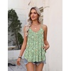 Zeagoo Womens Flowy Tank Tops Spaghetti Strap V Neck Camisole Dressy Casual Summer Loose Fit Sleeveless Shirts(Xh534)