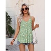 Zeagoo Womens Flowy Tank Tops Spaghetti Strap V Neck Camisole Dressy Casual Summer Loose Fit Sleeveless Shirts(Xh534)