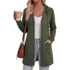 Zeagoo Hoodies for Women Sweatshirt Fall Zip up Jacket 2026 S-3XL(Army Green)