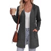 Zeagoo Hoodies for Women Sweatshirt Fall Zip up Jacket 2026 S-3XL(Dark Grey)