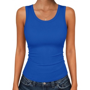 Zeagoo Tank Tops for Women Scoop Neck Ribbed Knit Slim Fitted Sleeveless Tops Basic Shirts Casual Summer Clothes 2026