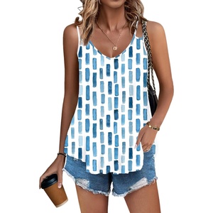 Zeagoo Womens Flowy Tank Tops Spaghetti Strap V Neck Camisole Dressy Casual Summer Loose Fit Sleeveless Shirts(Cx329)