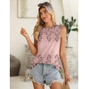 Zeagoo Summer Tank Top for Women 2026 Pleated High Neck Tops Loose Fit Flowy Dressy Tunic Sleeveless Shirts(B-sf190)