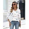 Zeagoo Womens 3/4 Sleeve V Neck T Shirts Dressy Casual Tops | Business Work Tops, Going Out Blouse, Early Fall Fashion Outfits, Soft Basic Tee(01-bf290)