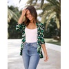 Zeagoo Women’s Open Front Cardigan 2026 Spring Summer Lightweight 3/4 Sleeve Draped Ruffles Cardigans S-3XL(Zw559)