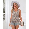 Zeagoo Womens Summer Tank Tops V Neck Sleeveless Tops Casual Loose Fit Solid Floral Tanks Cute Basic Banded Cami Shirts(Pa115)