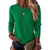 Zeagoo Womens Wool Blend Sweater Crewneck Long Sleeve Tops Fashion Clothing | Zeagoo Womens Wool Blend Crewneck Sweater Long Sleeve Soft Knit Pullover Lightweight Business Casual Black Fashion Clothing(Green)