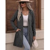 Zeagoo Hoodies for Women Fall Zip up Jacket with Pocket 2026 S-3XL | Womens Zip up Hoodies,Tunic Sweatshirts for Women,Casual Jacket for Women,Deep Pockets,Special Zip Design,Women Fall Clothes(Dark Grey)