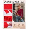 Zeagoo Women Long Sleeve Shirts Slim Fit Going Out Tops Crewneck Basic Tee | Stretchy Fitted Tops for Casual, Versatile T-Shirt, Soft Layering Shirts, Perfect for Summer and Fall Outfits(Wine Red)