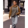 Zeagoo Womens Oversized Hoodies Pullover Fleece Hooded Sweatshirt Trendy | Comfort Hoodie, Womens Fall Clothes, Kangaroo Pocket, Raglan Sleeves, Long Sleeve, Solid Color, Casual, Winter, Midweight(Color Blocking)