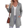 Zeagoo Hoodies for Women Fall Zip up Jacket with Pocket 2026 S-3XL | Womens Zip up Hoodies,Tunic Sweatshirts for Women,Casual Jacket for Women,Deep Pockets,Special Zip Design,Women Fall Clothes(Light Grey)