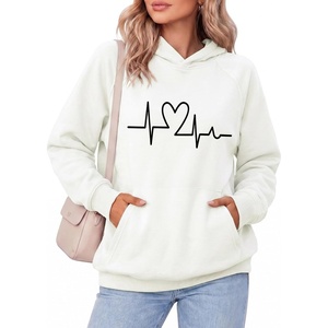 Zeagoo Womens Oversized Hoodies Pullover Fleece Hooded Sweatshirt Trendy | Comfort Hoodie, Womens Fall Clothes, Kangaroo Pocket, Raglan Sleeves, Long Sleeve, Solid Color, Casual, Winter, Midweight(Hearts)