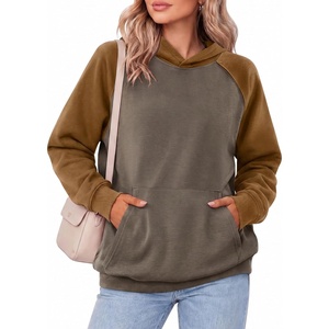 Zeagoo Womens Oversized Hoodies Pullover Fleece Hooded Sweatshirt Trendy | Comfort Hoodie, Womens Fall Clothes, Kangaroo Pocket, Raglan Sleeves, Long Sleeve, Solid Color, Casual, Winter, Midweight(Color Blocking)