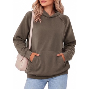 Zeagoo Womens Oversized Hoodies Pullover Fleece Hooded Sweatshirt Trendy | Comfort Hoodie, Womens Fall Clothes, Kangaroo Pocket, Raglan Sleeves, Long Sleeve, Solid Color, Casual, Winter, Midweight(Grey)