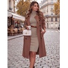 Zeagoo Women Long Sleeve Dress Sweater Dress Turtleneck Ribbed Fall Dresses | Long Sleeve Turtleneck Tight Dress, Ribbed Slim Fit&Fleece lined, Above Knee, Fall Winter Outfits for Going Out&Party(Light Khaki)