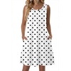 Zeagoo Womens Summer Dress 2026 Sleeveless Casual A-Line Tshirt Sundresses | Dress With Pocket,Floral Print,Crewneck,Aline Flowy Swing Mini Dress,Loose Tank Tshirt Dress,For Beach Vocation(Jh592)