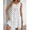 Zeagoo Womens Summer Dress 2026 Sleeveless Casual A-Line Tshirt Sundresses | Dress With Pocket,Floral Print,Crewneck,Aline Flowy Swing Mini Dress,Loose Tank Tshirt Dress,For Beach Vocation(Jh592)