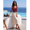 Zeagoo Womens Tank Tops V Neck Ribbed Knit Slim Fit Basic Sleeveless Tops | Trendy Casual Summer Clothes, Cute Going Out Top,Basic Tee,Business Casual Outfits,Summer Fashion 2026(Wine Red)