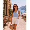 Zeagoo Womens Tank Tops V Neck Ribbed Knit Slim Fit Basic Sleeveless Tops | Trendy Casual Summer Clothes, Cute Going Out Top,Basic Tee,Business Casual Outfits,Summer Fashion 2026(Light Blue)