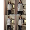 Zeagoo Women’s Casual 3/4 Sleeve T-Shirts Round Neck Tunic Tops Work Blouse | Basic tees, 3/4 length sleeve shirts, Business casual outfits, Boho tops, 2026 fall fashion clothes, Ladies blouses(Grey Stripe)
