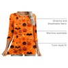 Zeagoo Women’s Casual 3/4 Sleeve T-Shirts Round Neck Tunic Tops Work Blouse | Basic tees, 3/4 length sleeve shirts, Business casual outfits, Boho tops, 2026 fall fashion clothes, Ladies blouses(Orange Cucurbit-ws85)