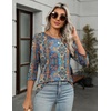 Zeagoo Women’s Casual 3/4 Sleeve T-Shirts Round Neck Tunic Tops Work Blouse | Basic tees, 3/4 length sleeve shirts, Business casual outfits, Boho tops, 2026 fall fashion clothes, Ladies blouses(Bohemia-mz779)
