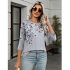 Zeagoo Women’s Casual 3/4 Sleeve T-Shirts Round Neck Tunic Tops Work Blouse | Basic tees, 3/4 length sleeve shirts, Business casual outfits, Boho tops, 2026 fall fashion clothes, Ladies blouses(Dh62)