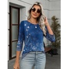Zeagoo Women’s Casual 3/4 Sleeve T-Shirts Round Neck Tunic Tops Work Blouse | Basic tees, 3/4 length sleeve shirts, Business casual outfits, Boho tops, 2026 fall fashion clothes, Ladies blouses(Mz712)