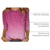 Zeagoo Women’s Casual 3/4 Sleeve T-Shirts Round Neck Tunic Tops Work Blouse | Basic tees, 3/4 length sleeve shirts, Business casual outfits, Boho tops, 2026 fall fashion clothes, Ladies blouses(Xh370)