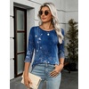 Zeagoo Women’s Casual 3/4 Sleeve T-Shirts Round Neck Tunic Tops Work Blouse | Basic tees, 3/4 length sleeve shirts, Business casual outfits, Boho tops, 2026 fall fashion clothes, Ladies blouses(Mz712)