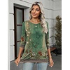 Zeagoo Women’s Casual 3/4 Sleeve T-Shirts Round Neck Tunic Tops Work Blouse | Basic tees, 3/4 length sleeve shirts, Business casual outfits, Boho tops, 2026 fall fashion clothes, Ladies blouses(Pa171)