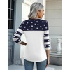 Zeagoo Women’s Casual 3/4 Sleeve T-Shirts Round Neck Tunic Tops Work Blouse | Basic tees, 3/4 length sleeve shirts, Business casual outfits, Boho tops, 2026 fall fashion clothes, Ladies blouses(Flag-gq39)